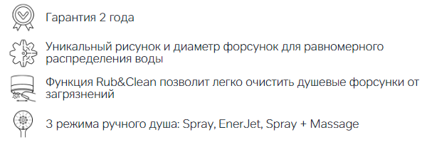 Преимущества AM.PM Like F0780564 с верхней лейкой и термостатом