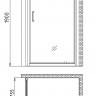 Душевой уголок Gemy Sunny Bay S28150-A75 800x750x1900 мм