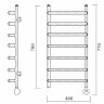 Электрический полотенцесушитель Domoterm Стефано П7 400*700 ER тэн справа