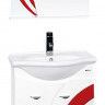 Зеркало шкаф в ванную Misty Каролина 60 R Правое Красное | Мисти П-Крл02060-265СвП