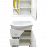 Зеркало шкаф в ванную Misty Каролина 60 R Правое Желтое | Мисти П-Крл02060-315СвП