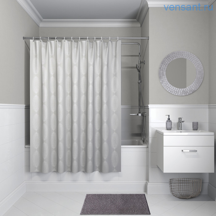 Шторка для ванной DECOR D02P218i11 180x200