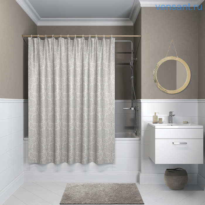 Шторка для ванной DECOR D01P118i11 180x200
