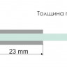Душевой уголок WasserKRAFT Rhin 44S19 квадрат с раздвижной дверью 1000x1000x2000 мм