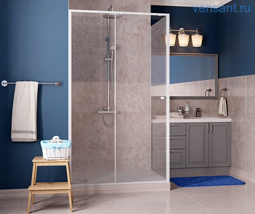 Душевой уголок WasserKRAFT Rhin 44S07 прямоугольный с раздвижной дверью 1200x900x2000 мм