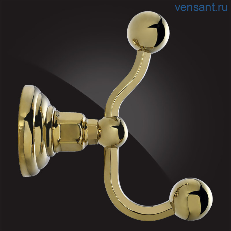 Крючок одинарный Elghansa PRAKTIC Gold Accessories PRK-120-Gold, золото