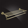 Полка для полотенец с держателем Elghansa PRAKTIC Gold Accessories PRK-205-Gold 56 см, с держателем, золото