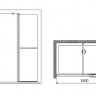 Душевое ограждение Gemy New Rockcoco S03161D 150x90x190