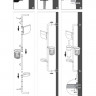 Комбинированная настенная стойка WasserKRAFT K-1438