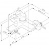 Смеситель для ванны и душа AM.PM X-Joy F85B10000