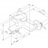 Смеситель для ванны и душа AM.PM X-Joy F85A10000