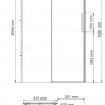 Душевая дверь WasserKRAFT Kammel 18S05 раздвижная 1200x2000 мм