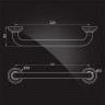 Поручень 32 см Elghansa PRAKTIC Gold Accessories PRK-230-Gold, золото