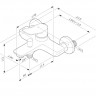 Смеситель для ванны и душа AM.PM X-Joy F85A10022 Черный