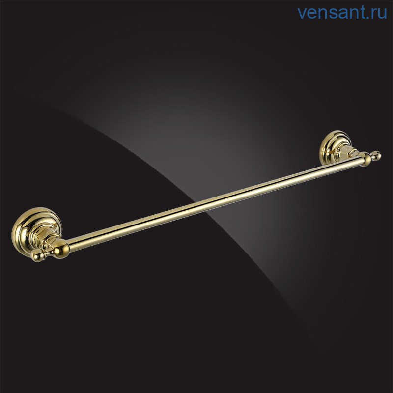 Держатель полотенца одинарный 50 см Elghansa PRAKTIC Gold Accessories PRK-215-Gold, золото