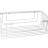 Полка металлическая прямая WasserKRAFT Kammel K-711WHITE Белая
