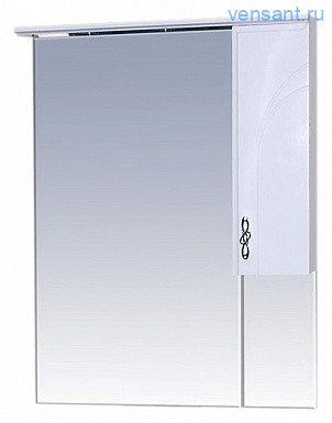 Зеркало шкаф в ванную Misty Сицилия 65 R Правое П-Сиц04065-011СвП