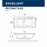 Акриловая ванна EXCELLENT Pryzmat SLIM 180x80