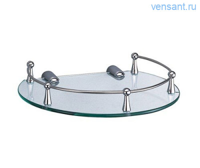 Полка стеклянная WasserKRAFT K-566 | ВассерКРАФТ