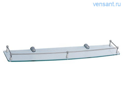 Полка стеклянная 60 см  WasserKRAFT K-555 | ВассерКРАФТ