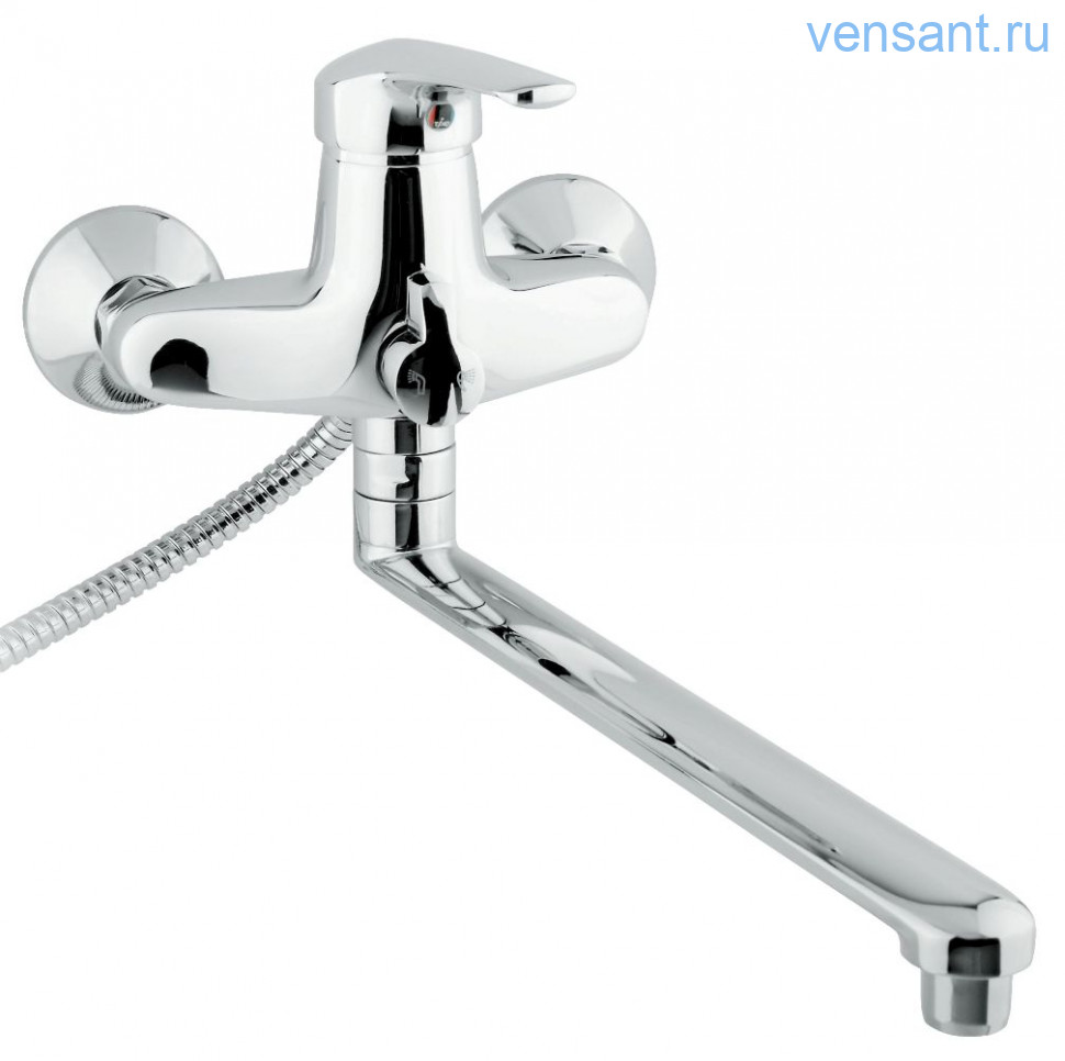 Смеситель для ванны Timo Classic 0045Y-CR Хром с длинным изливом
